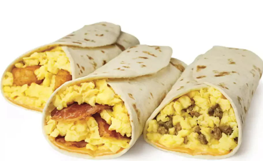 Menu 3 taquito with cheese Bacon Egg Taquito